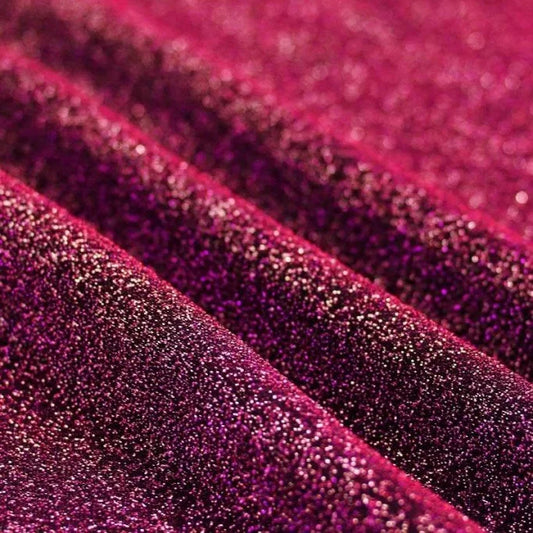 Glittertrikoo: Tumma Fuksia