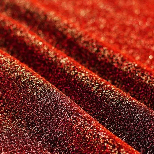 Glittertrikoo: Punainen