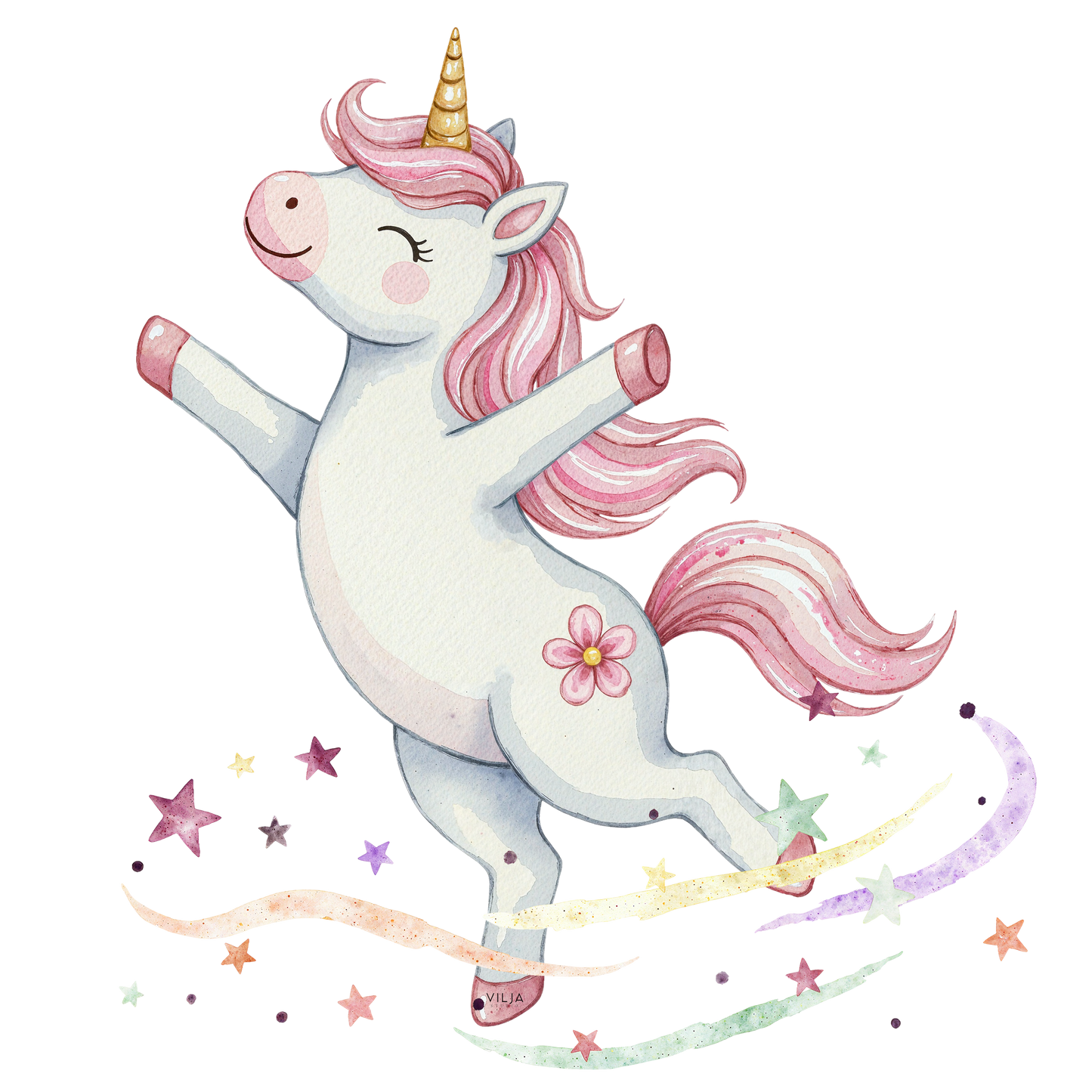 Silityskuva: Tanssiva yksisarvinen