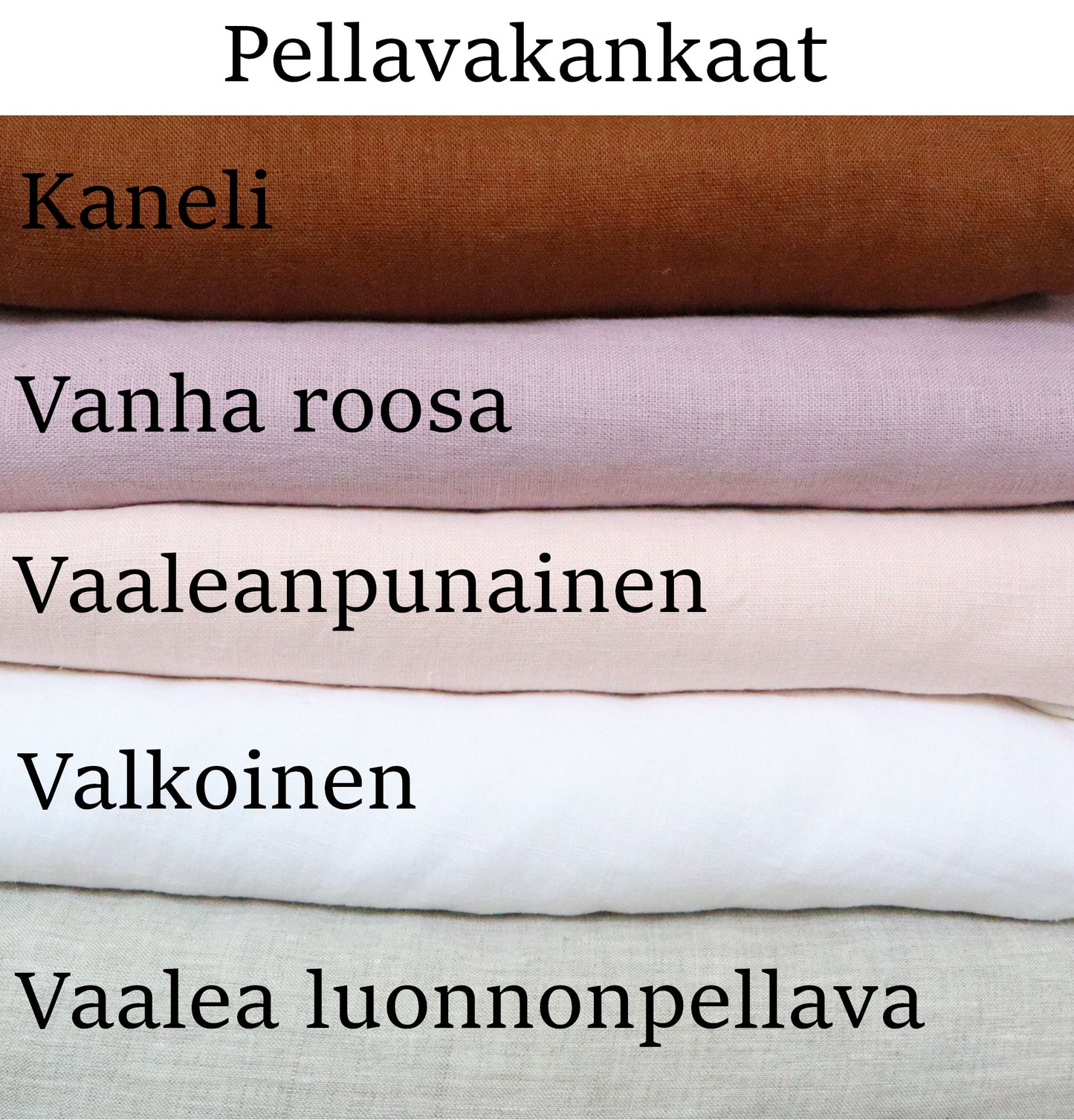 VILJA HANDMADE Kasterusetti Pellavarusetti Kastemekkoon
