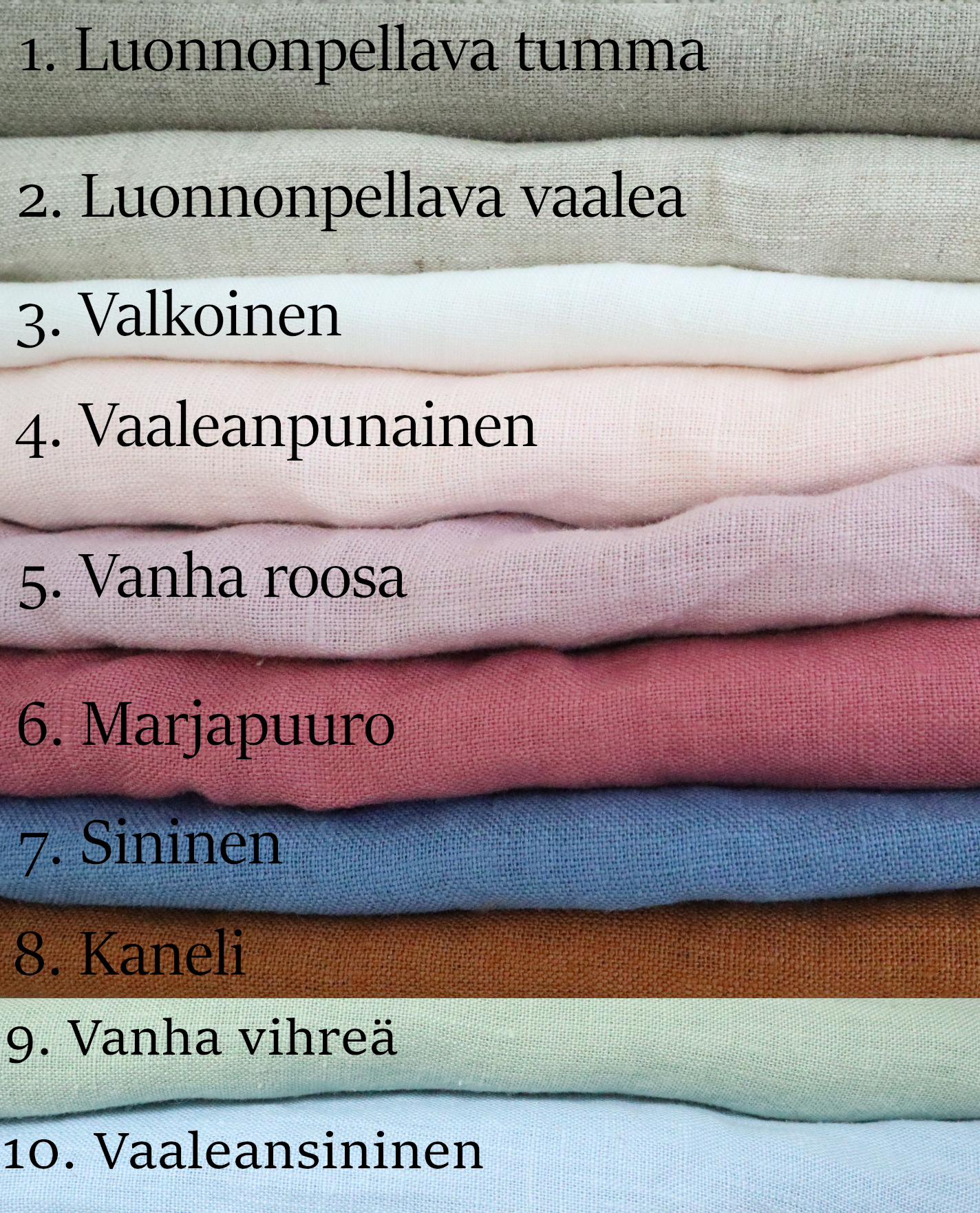 VILJA HANDMADE Unto Pellavarusetti