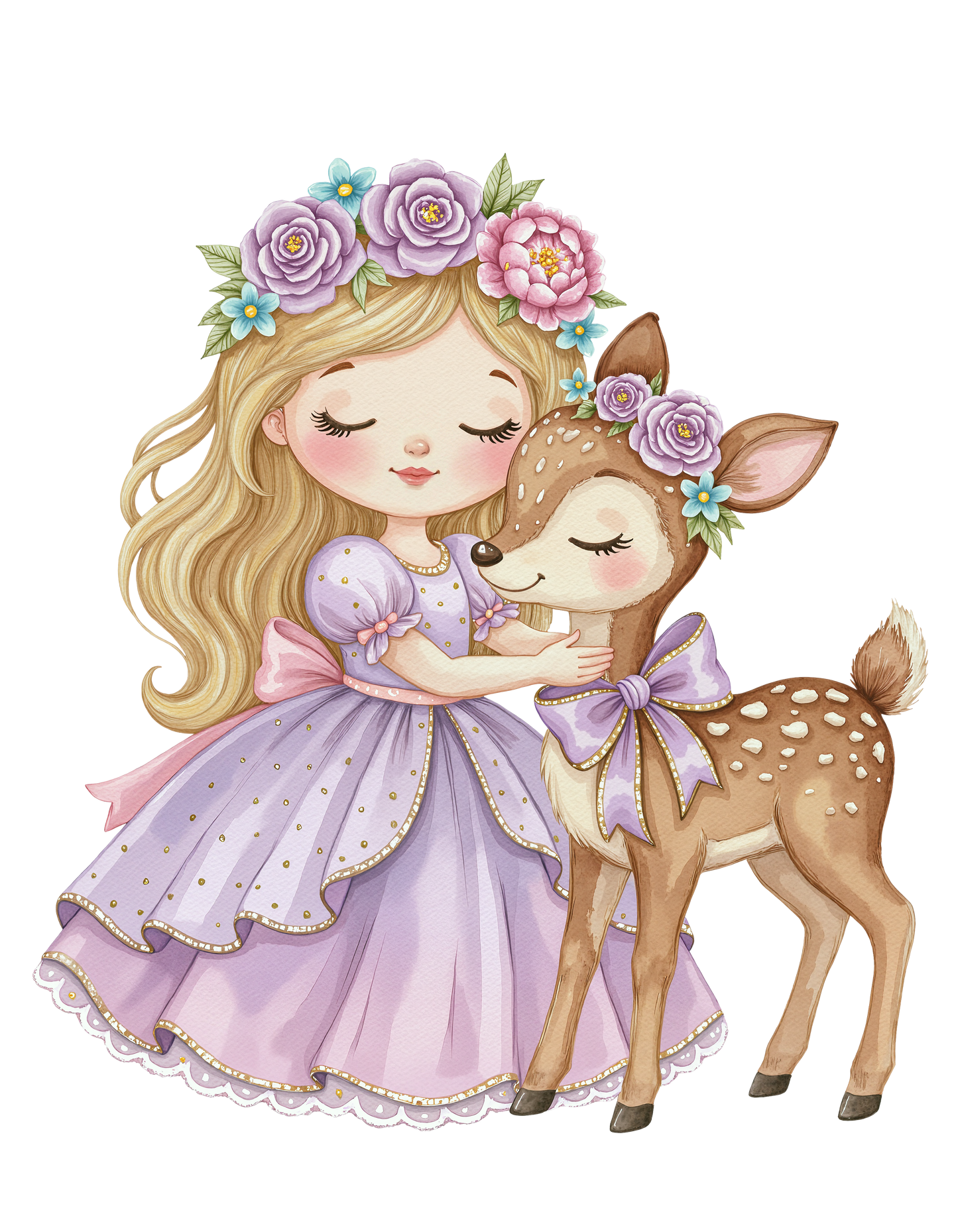 Silityskuva: Prinsessa ja bambi