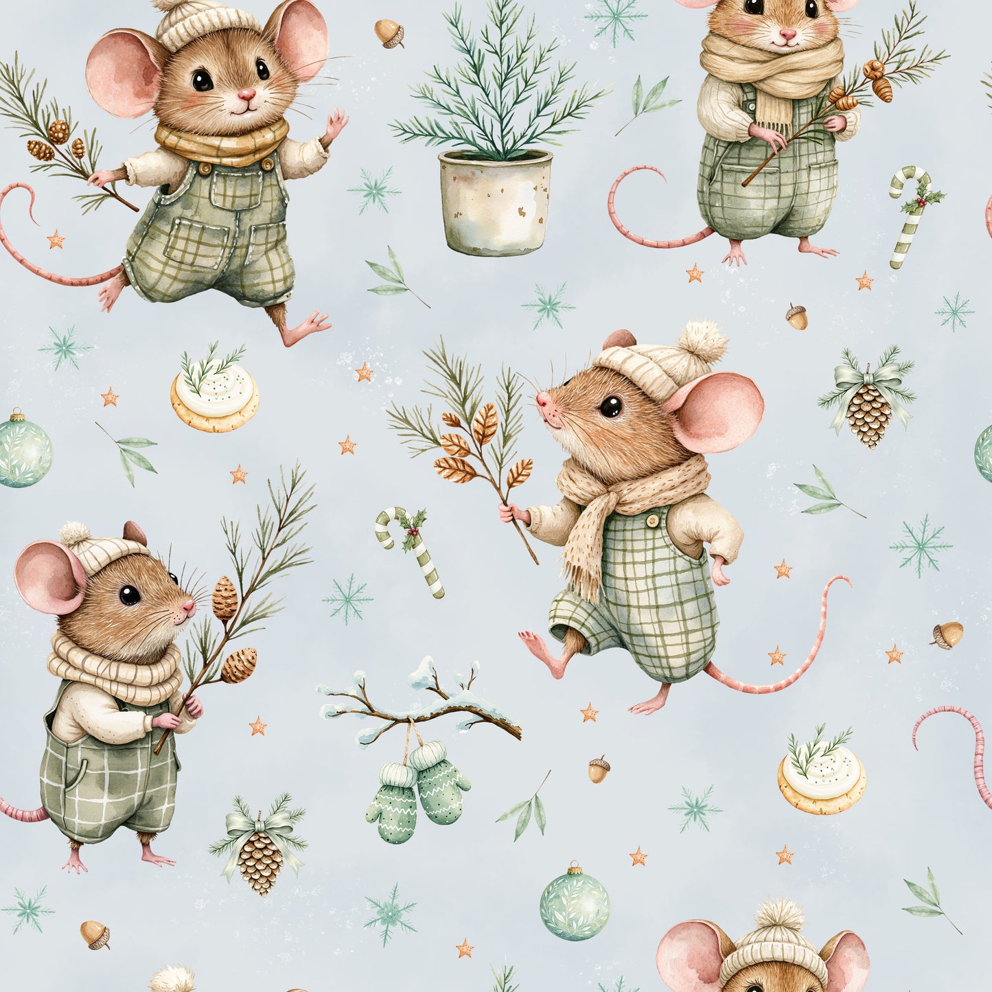 Trikoo: Hiirien jouluvalmistelut