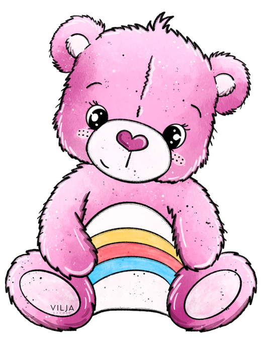 Silityskuva: Pehmonalle Pinkki