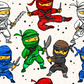 Trikoo: Ninjat 2-laatu