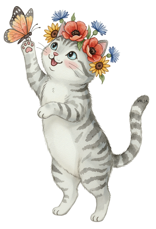 Silityskuva: Kesäkissa