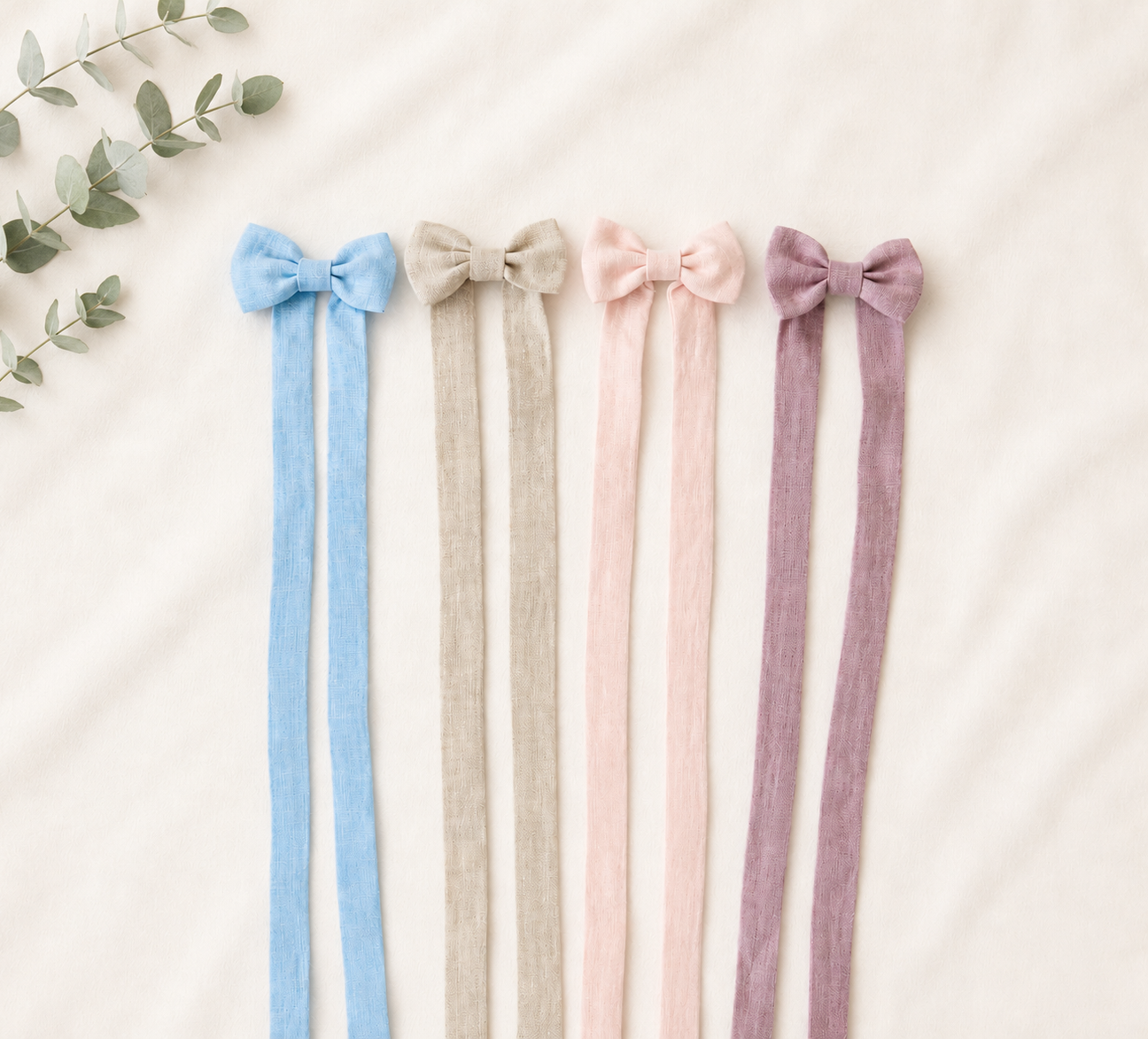 VILJA HANDMADE Kasterusetti Pellavarusetti Kastemekkoon